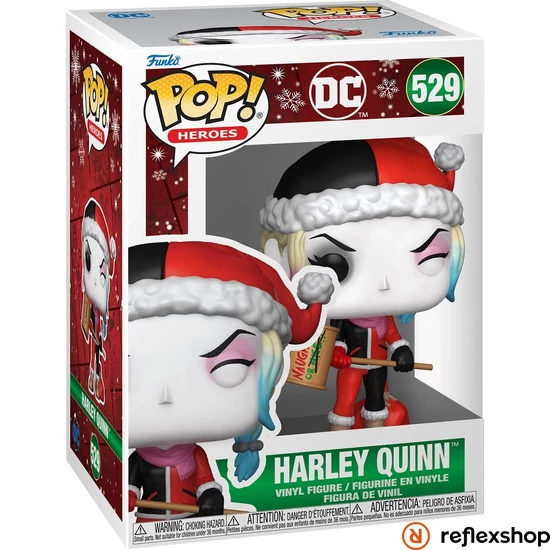 Funko POP! Heroes: Holiday '24 - Harley Quinn figura #529