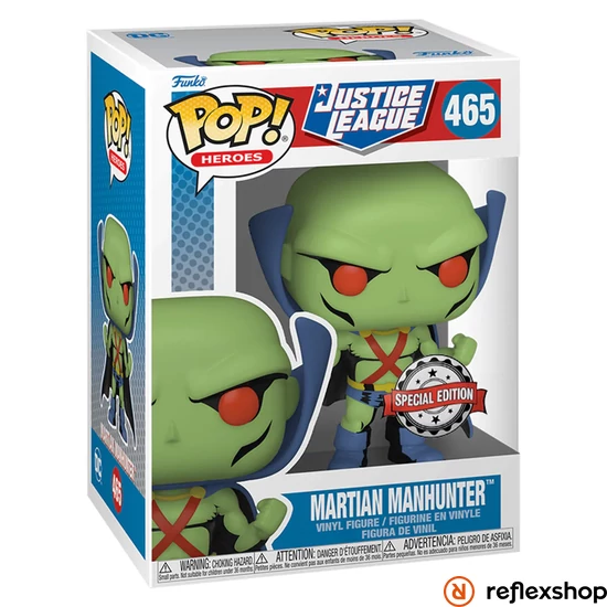 Funko POP! Heroes: Justice League - Martian Manhunter #465