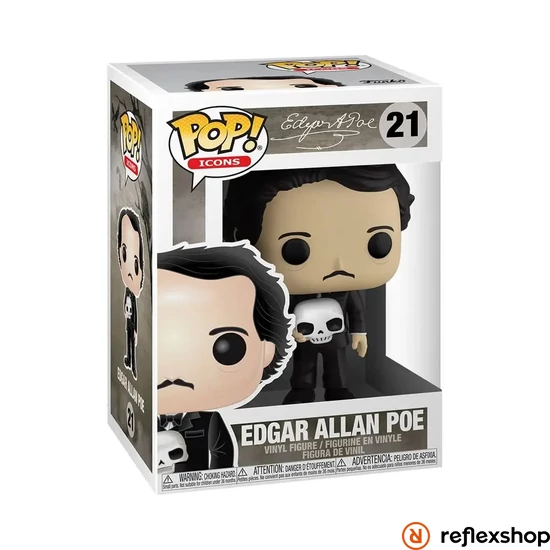 Funko POP! Icons Edgar Allan Poe with Skull figura #21