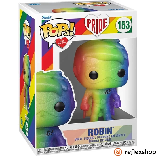 Funko POP! Heroes: DC Pride - Robin (rainbow) figura #153