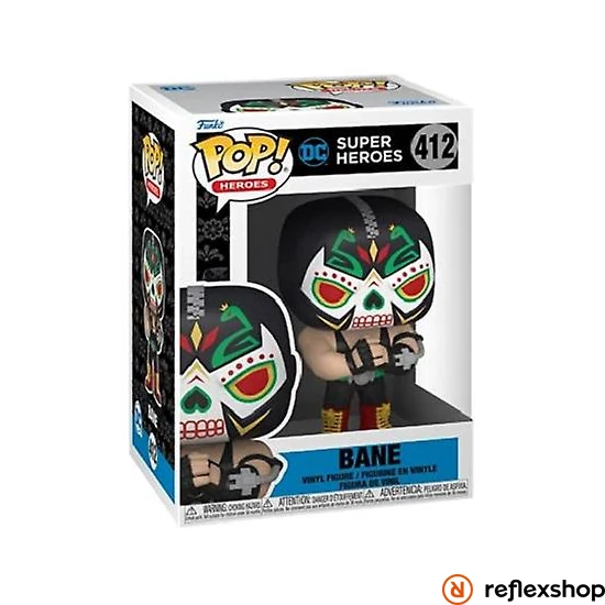 Funko Pop! Heroes: Dia De Los Dc - Bane (Glows in the Dark) (Special Edition) # Vinyl Figure #412