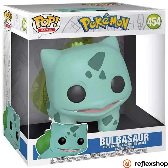 Funko POP! Jumbo: Games: Pokemon - Bulbasaur figura #454