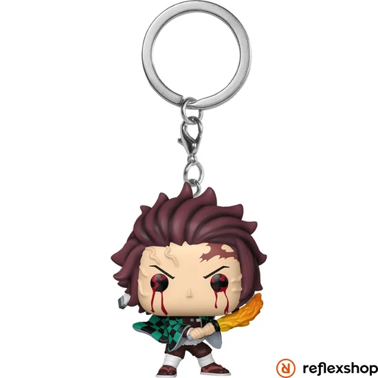 Funko POP! Keychain: Demon Slayer - Tanjiro (Sun Breathing)