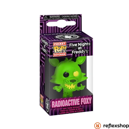 Funko POP! Five Nights at Freddy's S7 - Radioactive Foxy kulcstartó