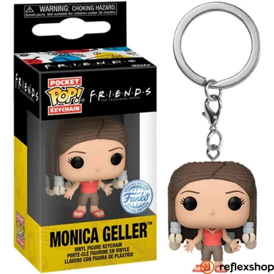 Funko POP! Keychain: Friends- Monica w/ Braids