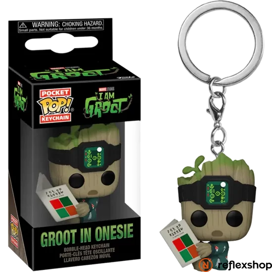 POP Keychain: IAG- Groot PJs w/book