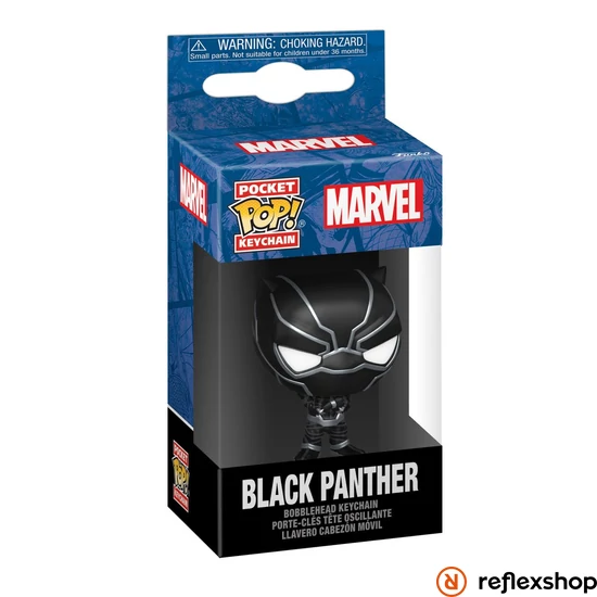 Funko POP! Marvel - Black Panther kulcstartó