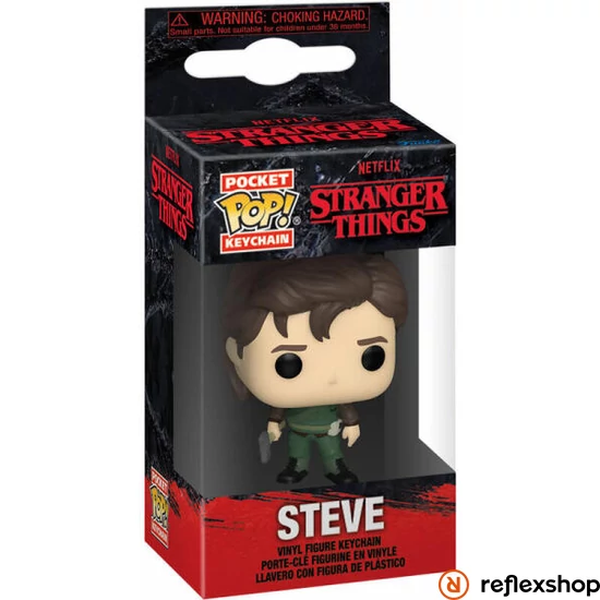 Funko Pocket Pop!: Stranger Things Season 4 S2 - Hunter Steve Vinyl Figure Keychain