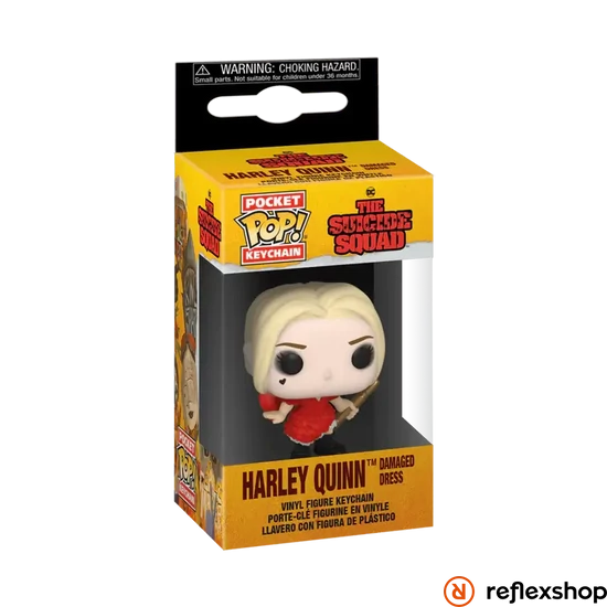 Funko POP! Keychain: TSS- Harley (Damaged Dress)