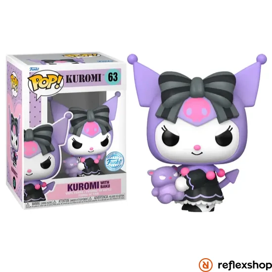 Funko Pop! Kuromi - Kuromi with Baku (Special Edition) #63 Vinyl Figure