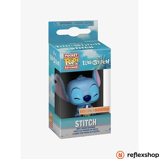 Funko POP! Lilo & Stitch - Stitch w/boba kulcstartó