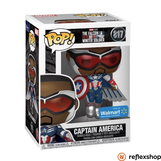 Funko POP! Marvel: The Falcon and Winter Soldier - Captain America figura (WMT) #817