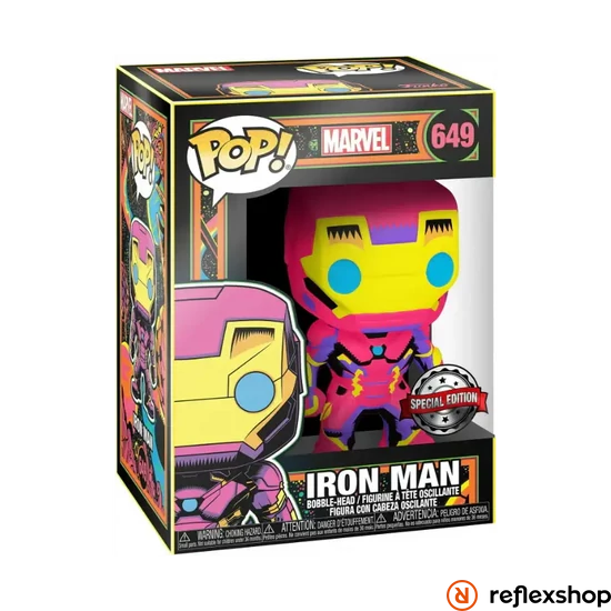 POP Marvel: Black Light- Iron Man