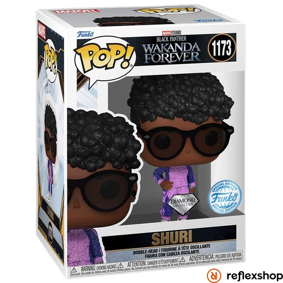 Funko Pop! Marvel: Black Panther Wakanda Forever - Shuri (Diamond Collection) (Special Edition) #1173 Bobble-Head Vinyl Figure