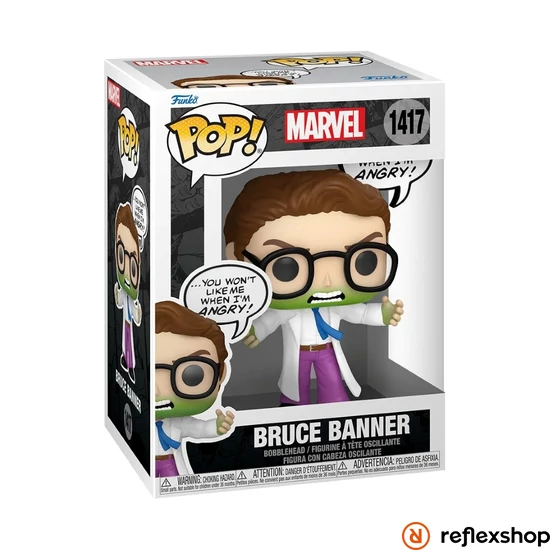 Funko POP! Marvel: Bruce Banner (Don't Make me Angry) figura