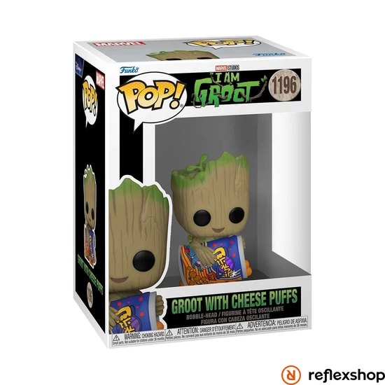 Funko POP! Marvel - IAG- Groot w/Cheese Puffs figura