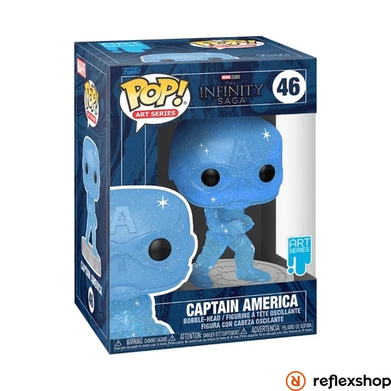 Funko POP! Artist Series: Infinity Saga- Captain America figura #46