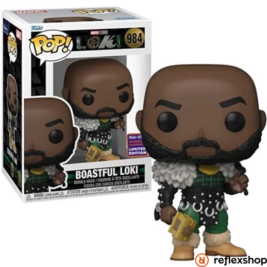 Funko Pop! Marvel: Loki - Boastful Loki (Convention Limited Edition) #984 Bobble-Head Vinyl Figure #984