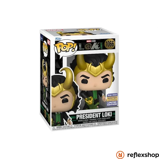 Funko Pop! Marvel: Loki - President Loki (Convention Limited Edition) #1066 Bobble-Head Vinyl Figure