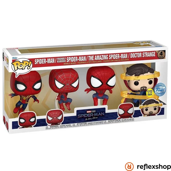 Funko POP! Marvel: Spider-Man: No Way Home - 4 pack figura 