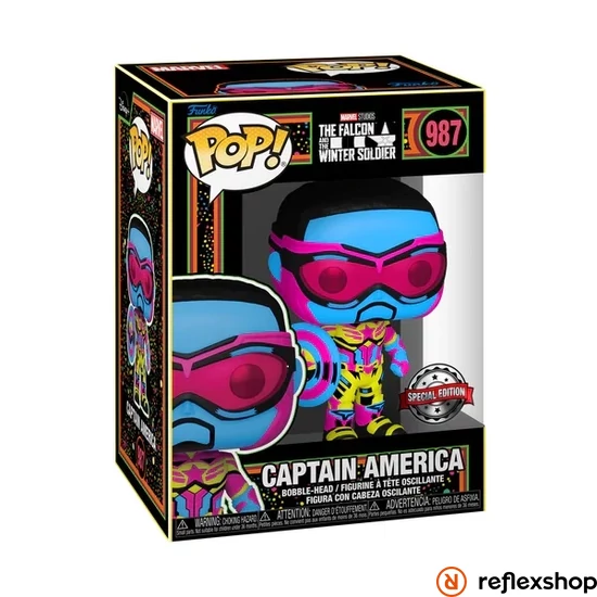 POP Marvel: F&WS - Captain America (Blacklight) #987