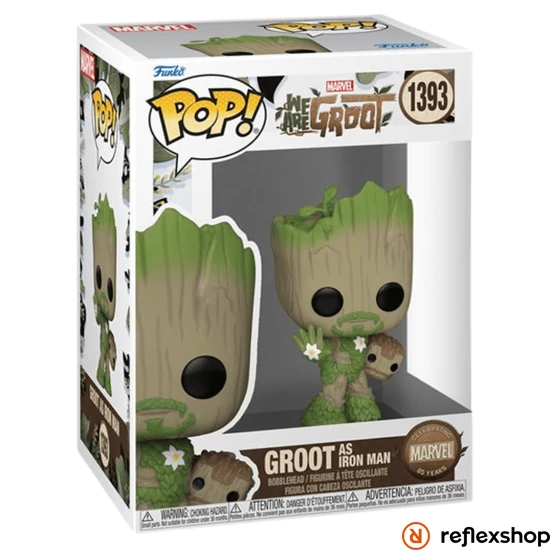 Funko POP! Marvel: We Are Groot - Iron Man Groot figura #1393