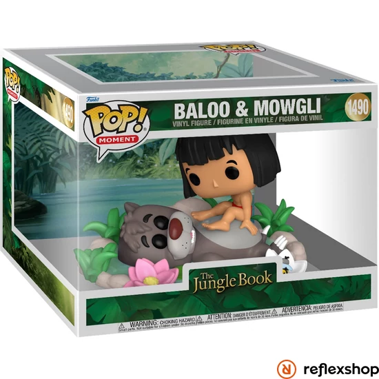 Funko POP! Moment: The Jungle Book - Baloo & Mowgli​ figura #1490