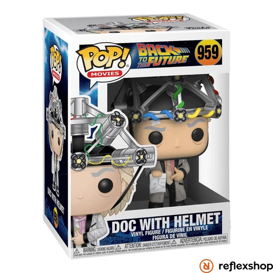 Funko POP! Movie: Back to the Future - Doc w/Helmet figura #959