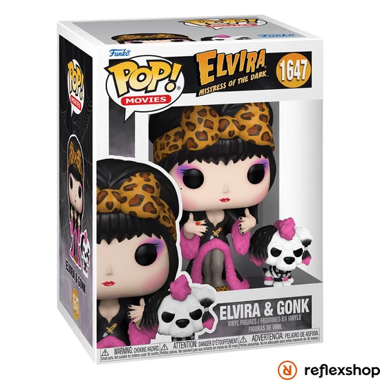 Funko POP! Movies: Elvira - Elvira & Gonk figura #1647