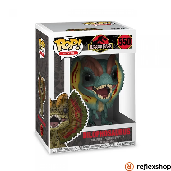 Funko POP! Movies: Jurassic Park - Dilophosaurus figura #550