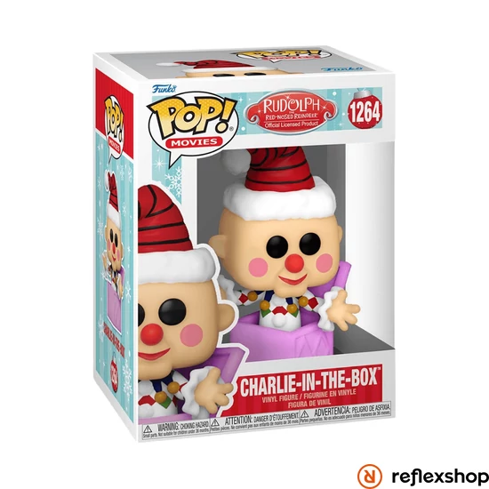 Funko POP! Movies: Rudolph the Red-Nosed Reindeer - Charlie-In-The-Box figura #1264