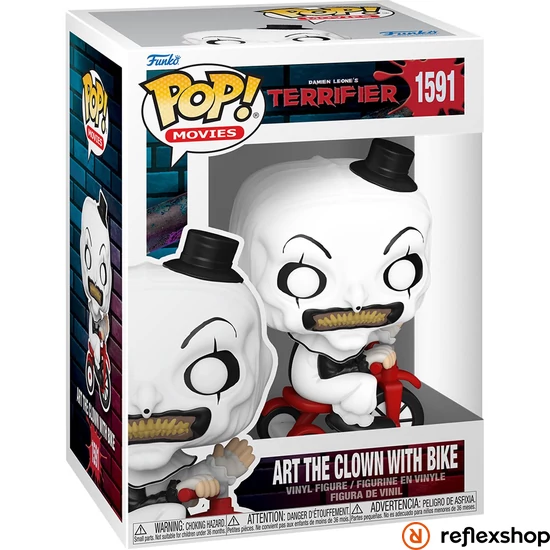 Funko POP! Movies: Terrifier - Art the Clown w/Bike figura #1591