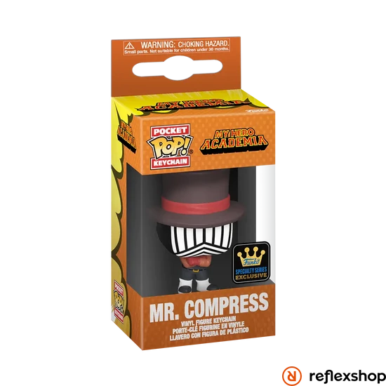 Funko POP! My Hero Academia - Mr. Compress(Hideout) kulcstartó