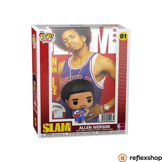 Funko Pop! NBA Magazine Covers: Slam - Allen Iverson #01 Vinyl Figure