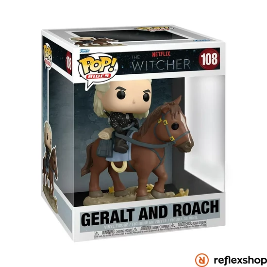 Funko POP! Ride Deluxe: The Witcher- Geralt And Roach figura #108