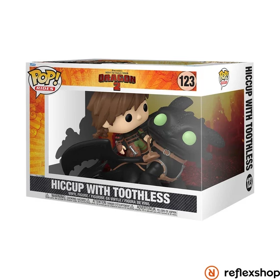 Funko POP! Rides: How To Train Your Dragon - Hiccup w/Toothless figura #123