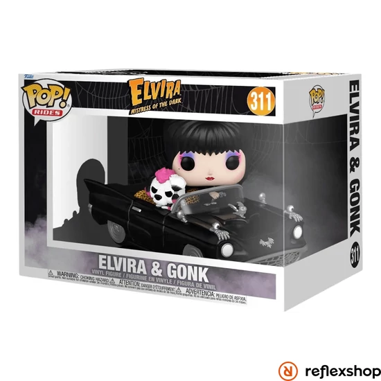 Funko POP! Rides: Elvira - Elvira & Gonk figura #311