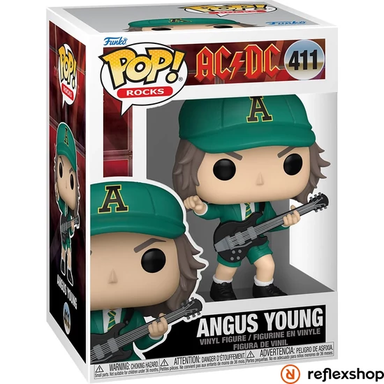 Funko POP! Rocks: AC/DC - Angus Young (Green) figura #411