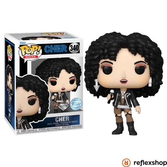 Funko Pop! Rocks: Cher - Cher (Glitter) (Diamond Collection) (SE) #340 Vinyl Figure