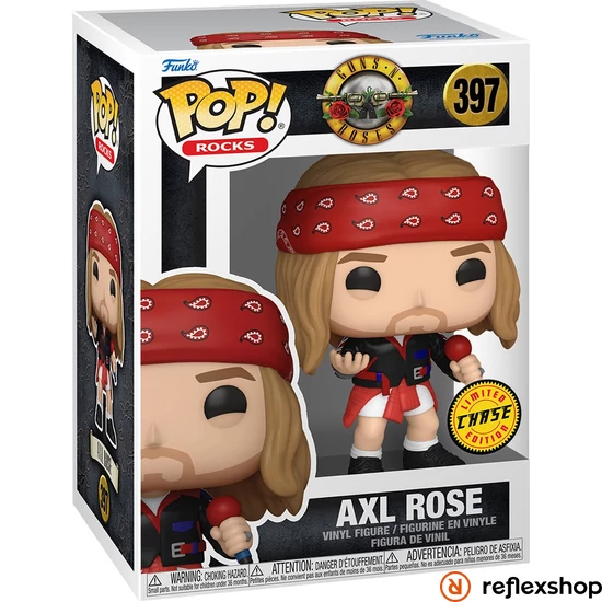 Funko POP! Rocks: Guns N' Roses - Axel Rose (1992) (chase) figura #397