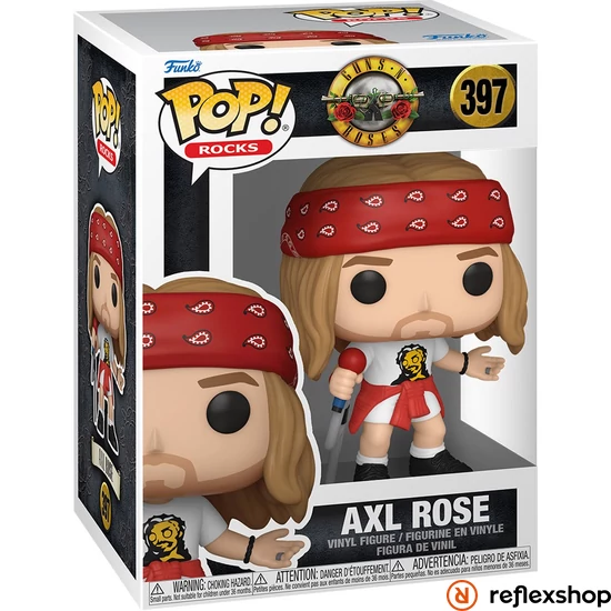 Funko POP! Rocks: Guns N' Roses - Axel Rose (1992) figura #397