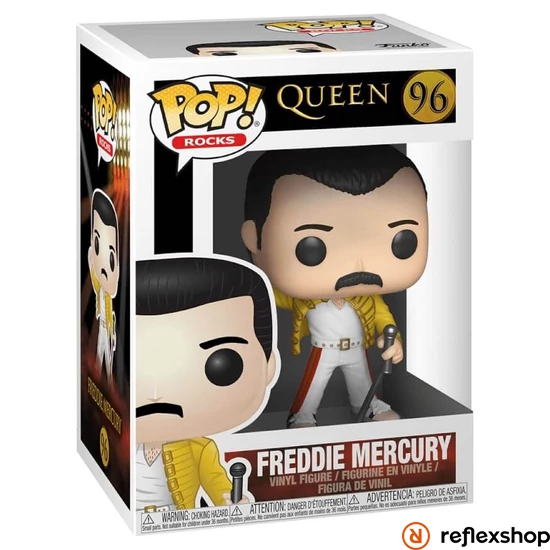 Funko POP! Rocks: Queen - Freddy Mercury Wembley 1986 figura