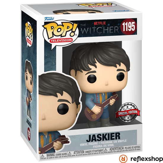 Funko Pop! Television: Witcher - Jaskier (Green Outfit) (Special Edition) #1195 Vinyl Figure #1195
