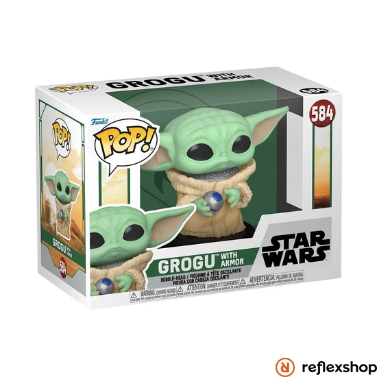 POP Star Wars: BoBF- Grogu w/armor #584