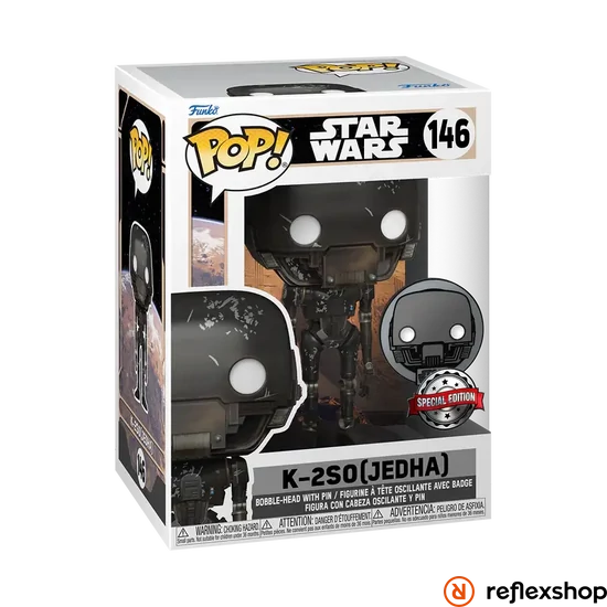 Funko Pop! Star Wars - K-2SO (Jedha) (Special Edition) #146 Bobble-Head Vinyl Figure