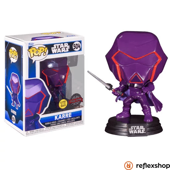 Funko Pop! Star Wars: Visions Karre (Glows in the Dark) (Special Edition) #504 Bobble-Head Vinyl Figure #504