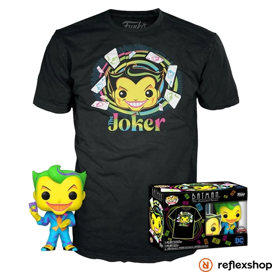 Pop! & Tee: DC Comics:Joker Blacklight: L