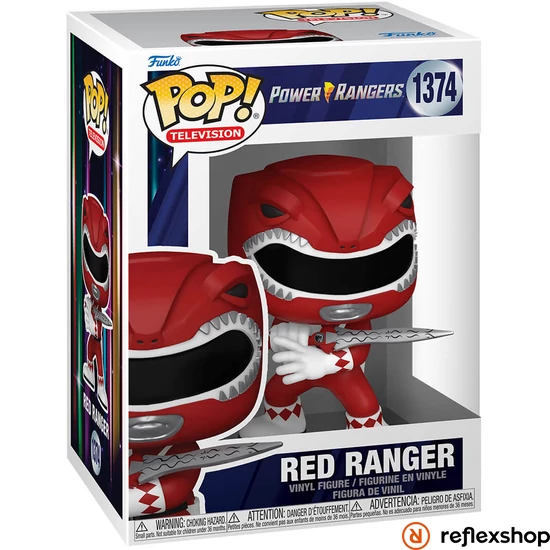 Funko POP! TV: Mighty Morphin Power Rangers 30th - Red Ranger figura