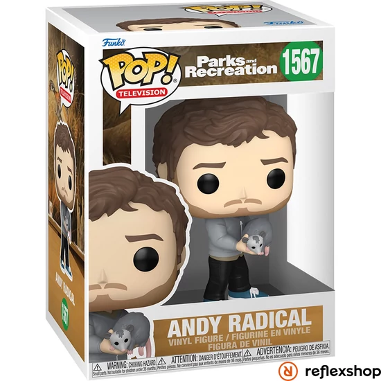 Funko POP! Television: Parks and Recreation - Andy Radical figura #1567