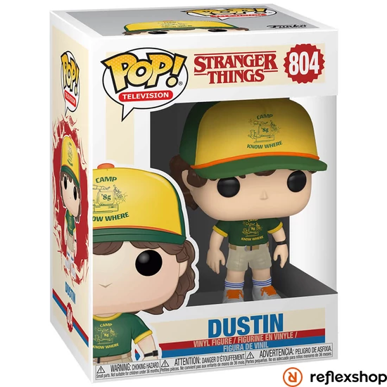 Funko POP! TV: Stranger Things - Dustin (At Camp) figura